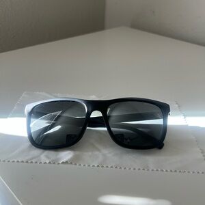 Armani Exchange Matte Black Sunglasses